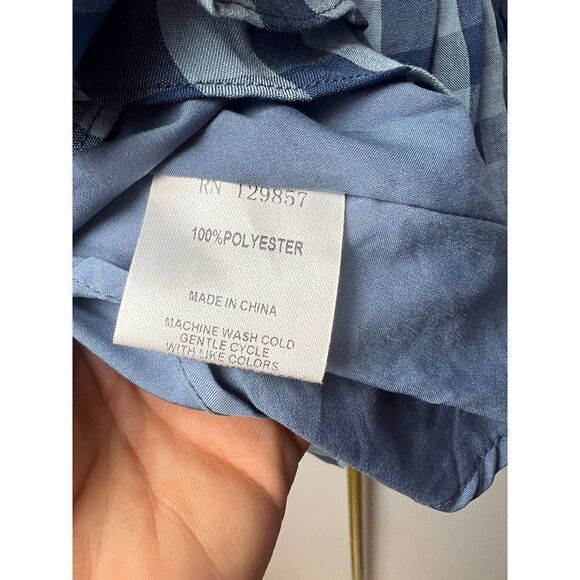 The Mini Skirt by Rochelle Behrens Gingham Check Mini Skirt Sz. L - Picture 6 of 7